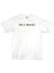 40's & Shorties Big Ben Text Logo T-Shirt - White