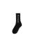 40's & Shorties Large Text Logo Socks - Black