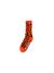40's & Shorties Leopard Socks - Orange