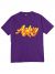 Ageless Galaxy 3D Script 009 T-Shirt - Purple