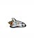 Ageless Galaxy Terry The Space Shuttle POD 009 Pin - Black