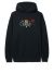 Butter Goods Floral Embroidered Pullover Hoody - Black