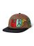 Butter Goods Zorched 6 Panel Cap - Brown Black