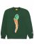Carrots Groovy Wordmark Crewneck Sweatshirt - Green