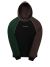 Daily Paper Ridha Hoody - Black Syrup Brown Pine Green