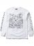 The Hundreds x Garfield Messy L/S T-Shirt - White