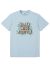 Human With Attitude Floral T-Shirt - Sky Blue