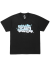 Nothin'Special Throw Up T-Shirt - Black