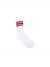 Parlez Block Socks - White Red