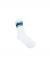 Parlez Block Socks - White Turquoise 
