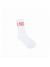 Parlez Edition Socks - White Red