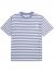 PARLEZ Heavy Stripe Pocket T-Shirt - Dusty Blue