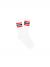 Parlez Stripe Socks - White Red Navy 