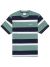 PARLEZ Topanga Stripe T-Shirt - Dusty Aqua