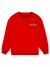 Pas De Mer College Sweatshirt - Red Berry