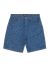 PAS DE MER Logo Denim Shorts - Blue