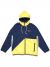 Paterson Court Line Zip Up Jacket - Navy Yellow