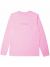 Pleasures Core Logo Embroidered L/S T-Shirt - Pink