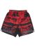 Pleasures Teeth Workout Shorts - Red