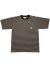 Raised by Wolves Microstripe Pocket T-Shirt - Graphite Black