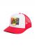 The Hundreds x X-Large Wildfire-X Trucker Cap - White Red
