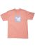 The Quiet Life Block Logo Fall '22 T-Shirt Made In USA - Coral