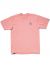 The Quiet Life Shhh Embroidery T-Shirt Made in USA - Coral