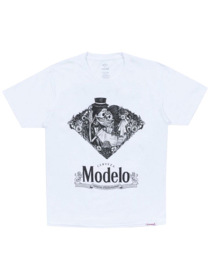 Diamond Supply Co. x Modelo Especial White T-Shirt