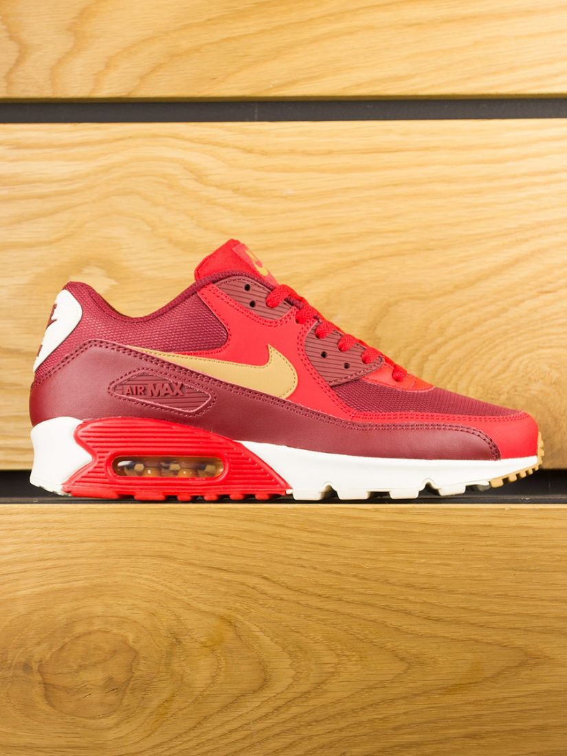 red and gold air max 90